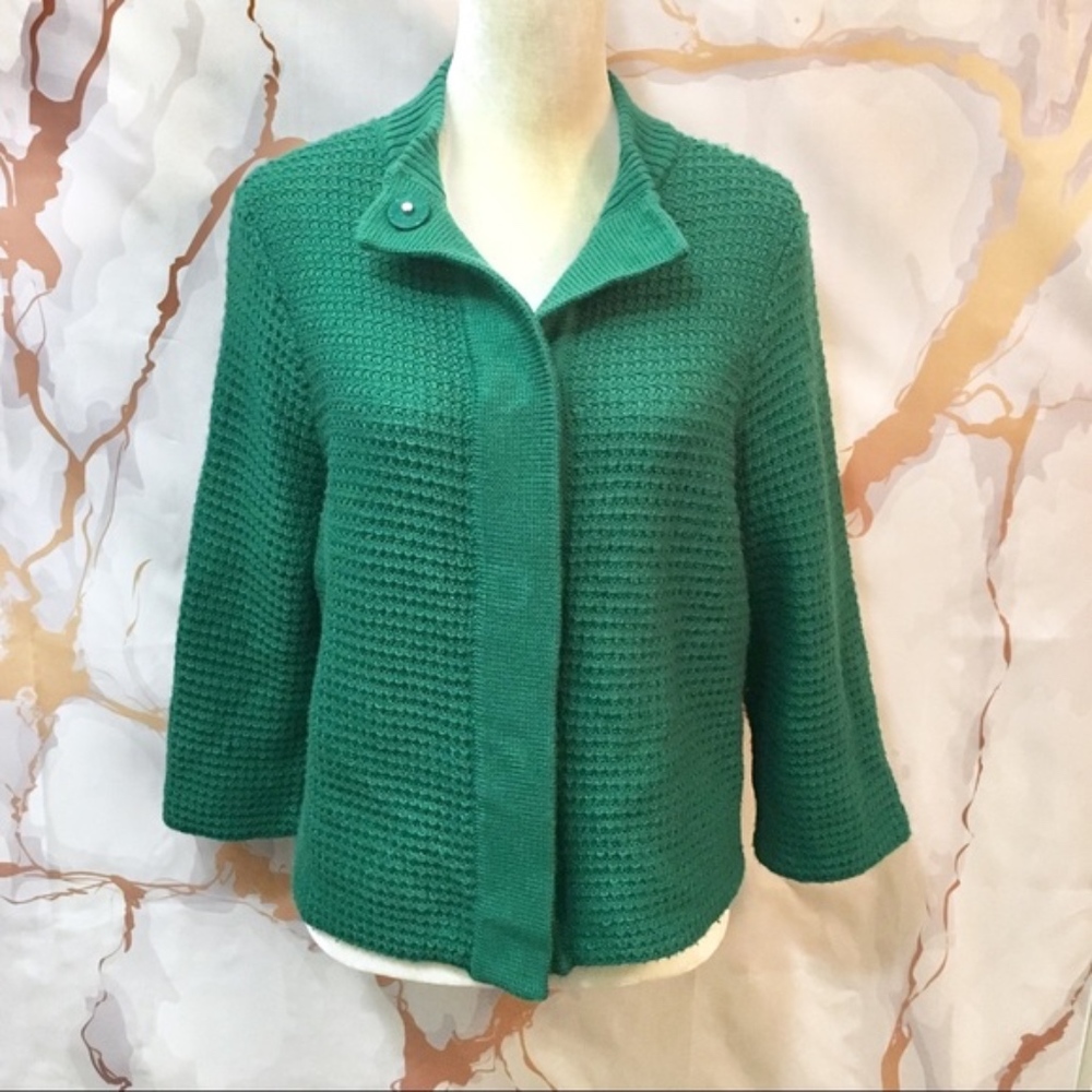 Chico’s Wool Versatile Push Button Cardigan - image 1